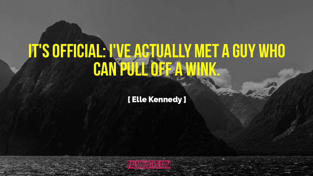 Wink quotes by Elle Kennedy