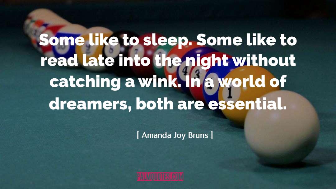 Wink quotes by Amanda Joy Bruns