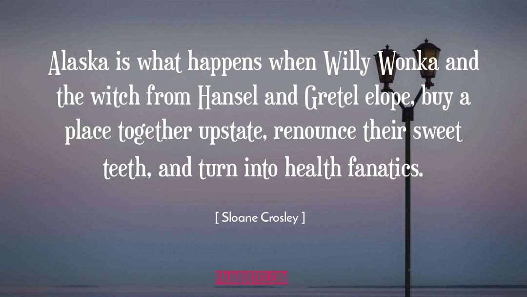 Winkelmann Willy Wonka quotes by Sloane Crosley