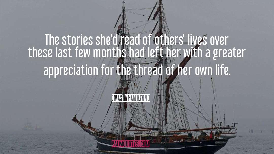 Winner Scurse Stories quotes by Masha Hamilton