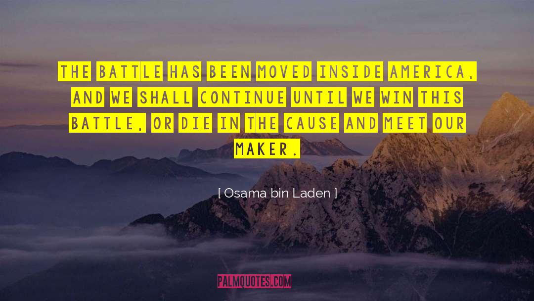 Winners And Winning quotes by Osama Bin Laden