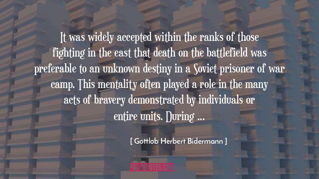 Winners Mentality quotes by Gottlob Herbert Bidermann