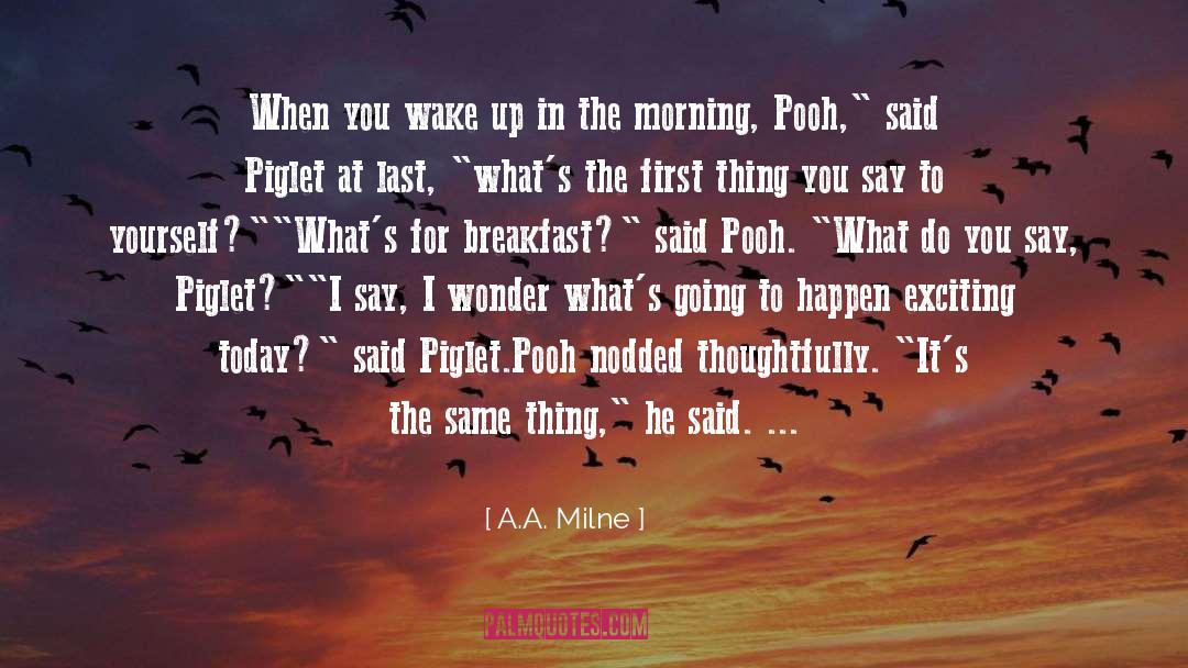 Winnie The Pooh Book quotes by A.A. Milne