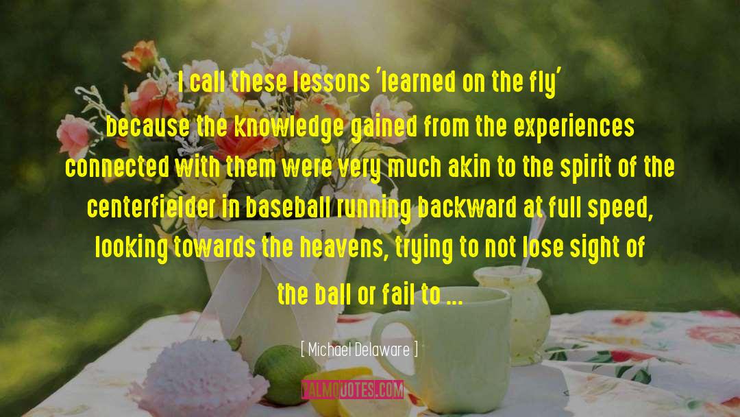 Winning A Baseball Game quotes by Michael Delaware