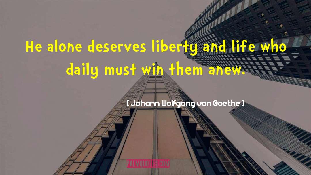 Winning Awards quotes by Johann Wolfgang Von Goethe