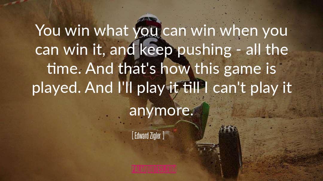 Winning Games quotes by Edward Zigler