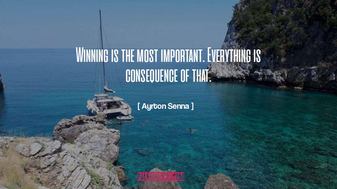 Winning Inspirational quotes by Ayrton Senna
