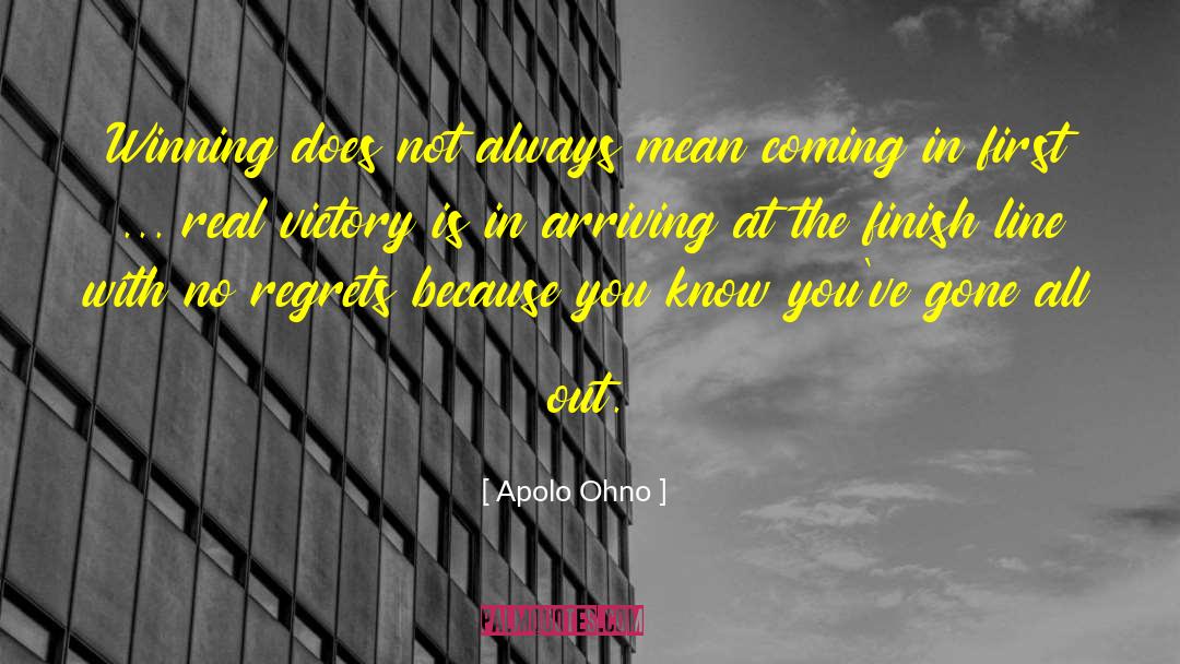 Winning Is Not Always Punctual quotes by Apolo Ohno