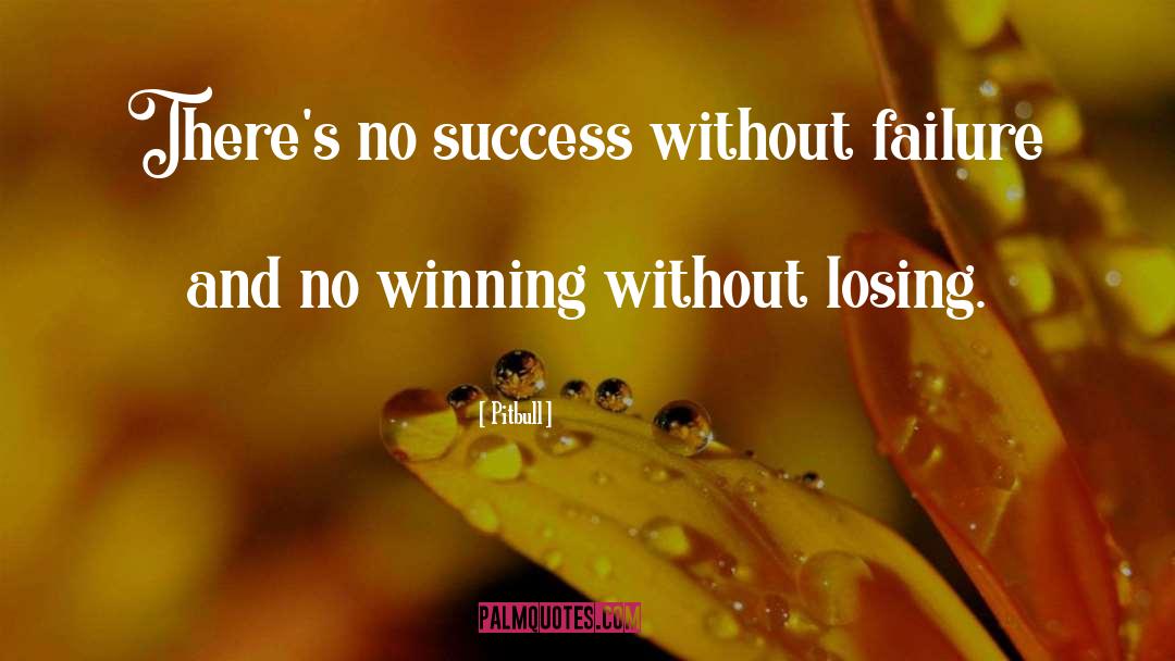 Winning Losing quotes by Pitbull