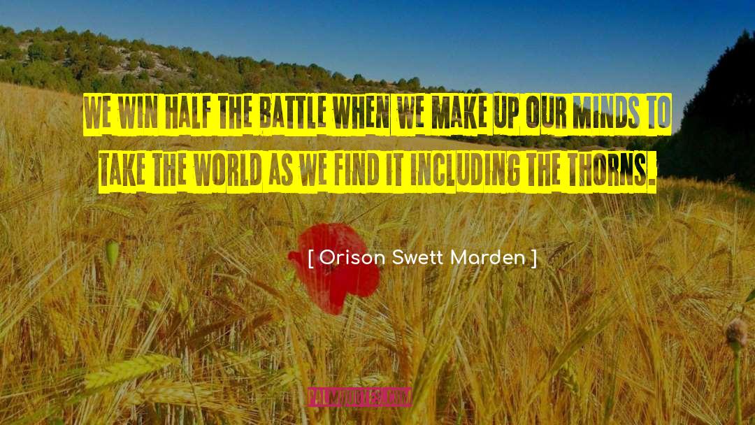Winning Mind quotes by Orison Swett Marden