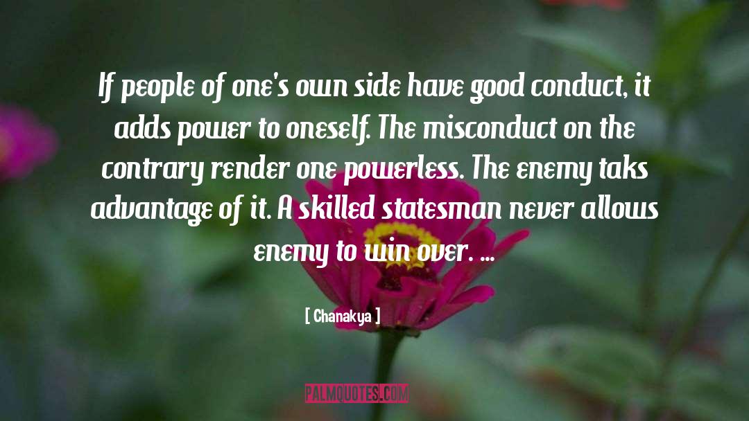 Winning Over One S Self quotes by Chanakya