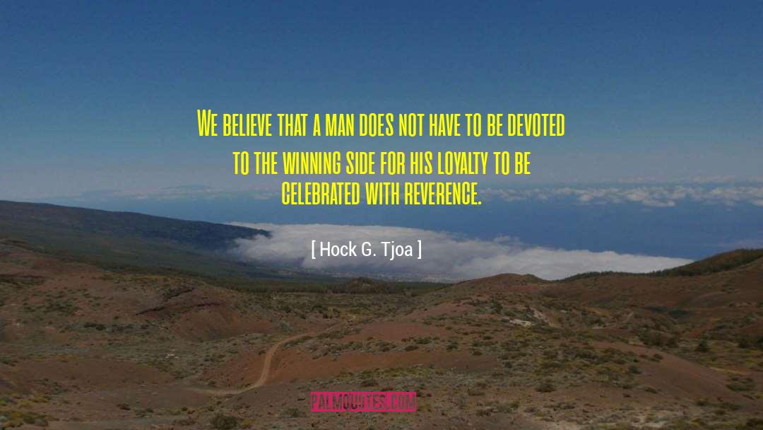 Winning Side quotes by Hock G. Tjoa