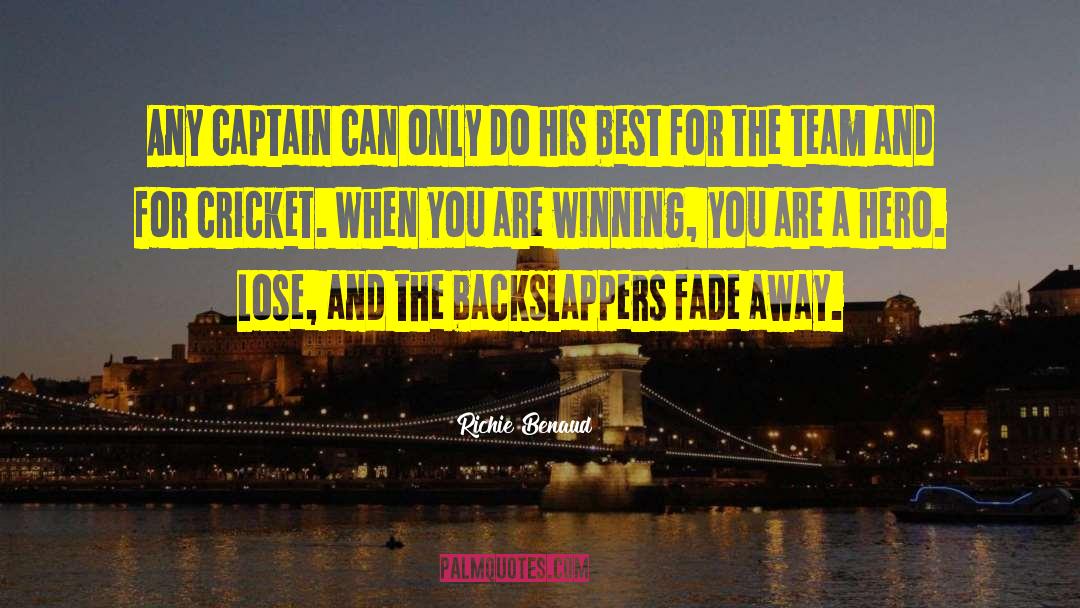 Winning Team quotes by Richie Benaud