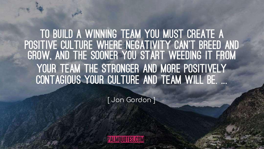 Winning Team quotes by Jon Gordon