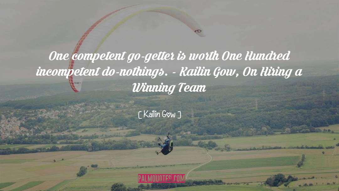 Winning Team quotes by Kailin Gow