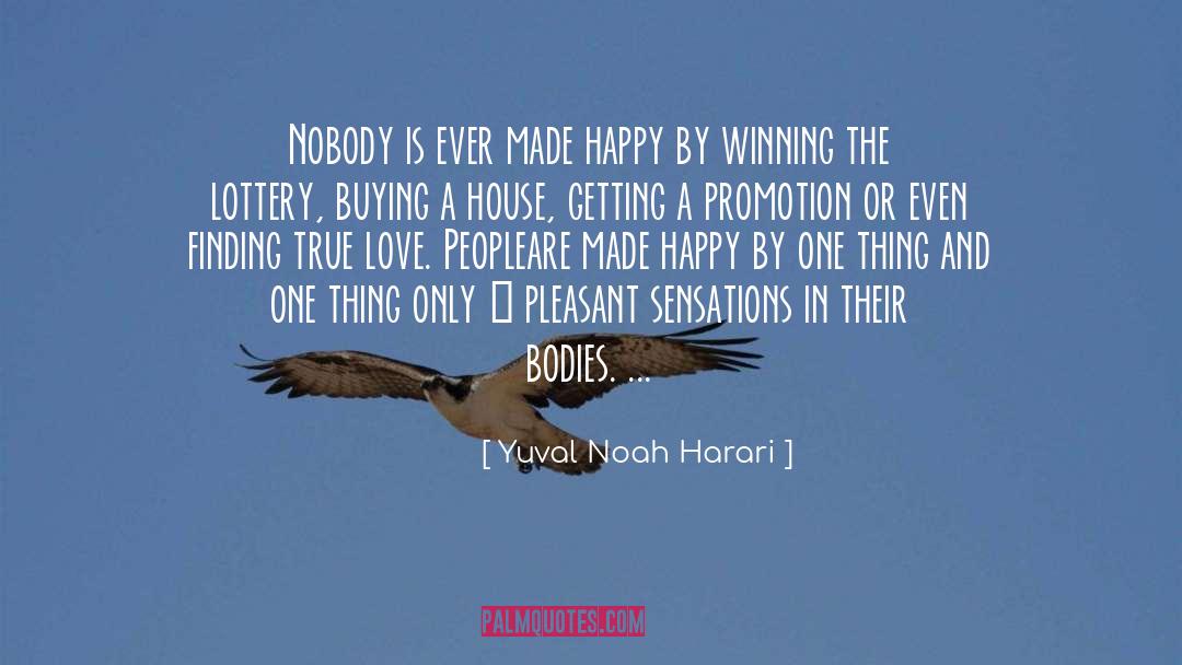 Winning The Lottery quotes by Yuval Noah Harari