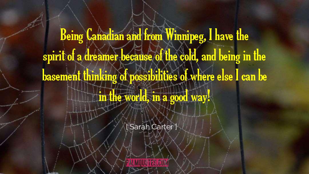 Winnipeg quotes by Sarah Carter