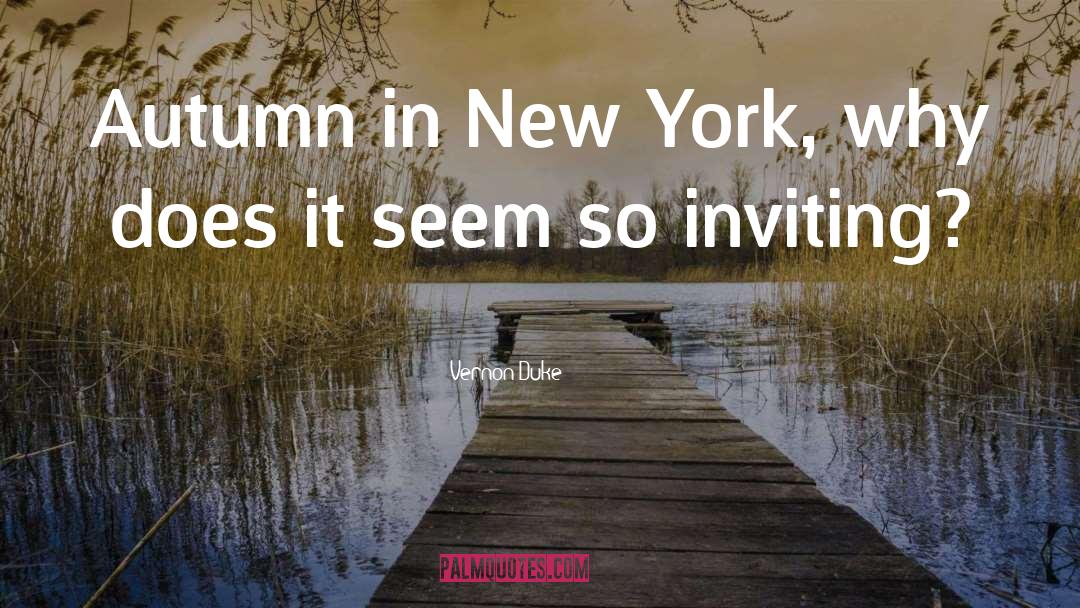 Winter In New York quotes by Vernon Duke
