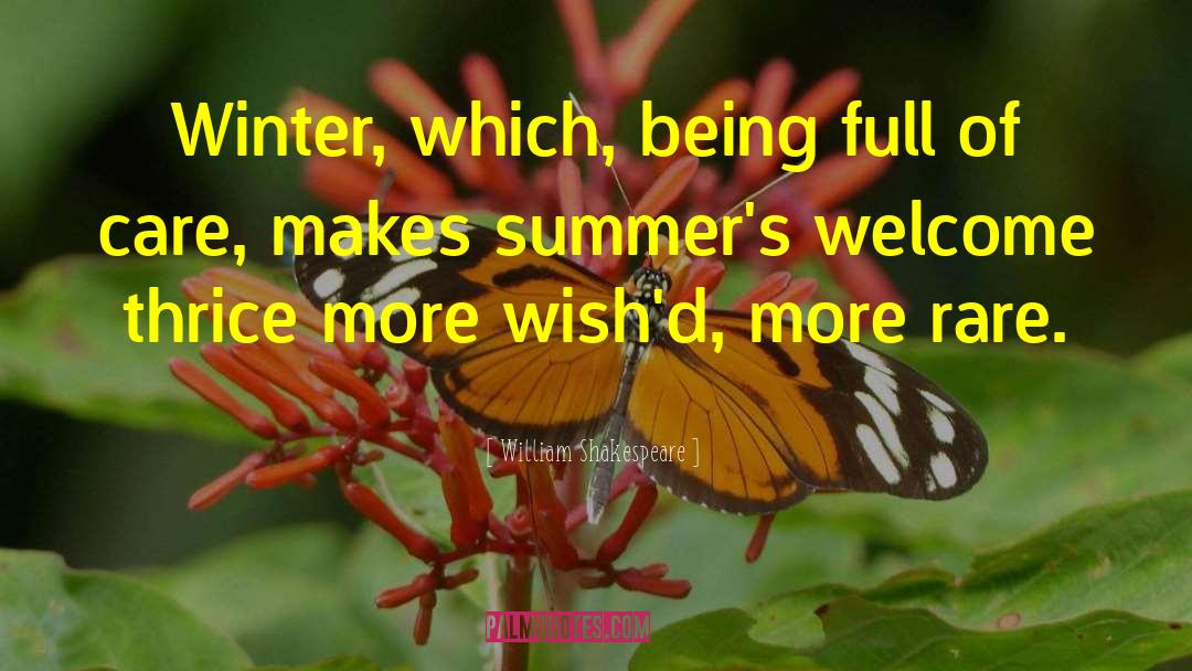 Winter Months quotes by William Shakespeare