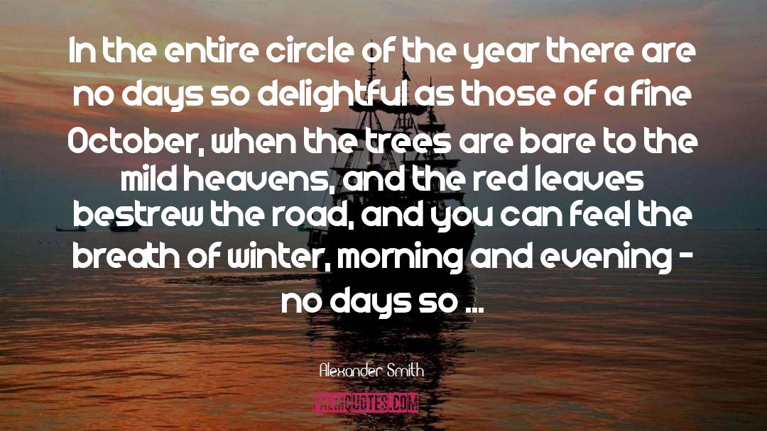 Winter Morning quotes by Alexander Smith