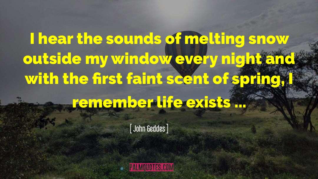 Winter Night quotes by John Geddes