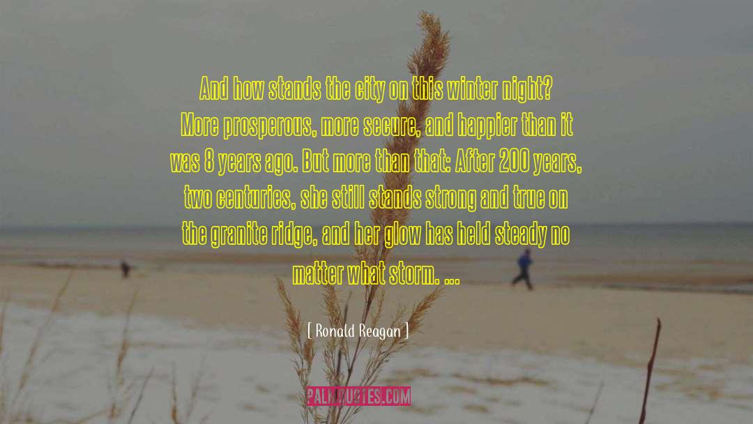 Winter Night quotes by Ronald Reagan