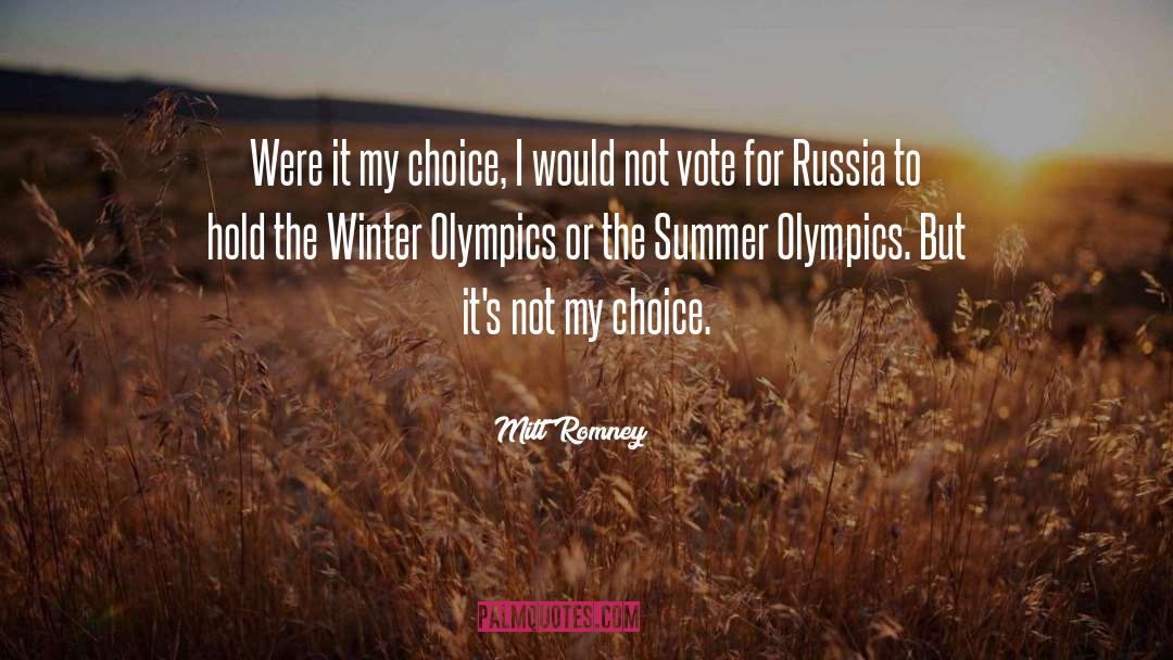 Winter Olympics quotes by Mitt Romney