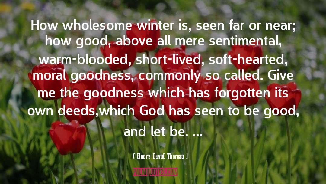 Winter Scene quotes by Henry David Thoreau