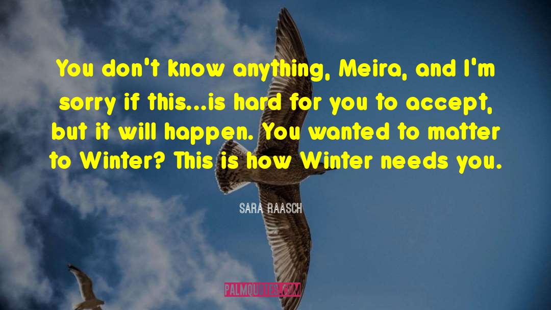 Winter Season quotes by Sara Raasch