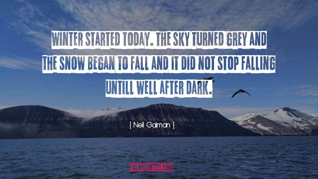 Winter Sky Aflame quotes by Neil Gaiman
