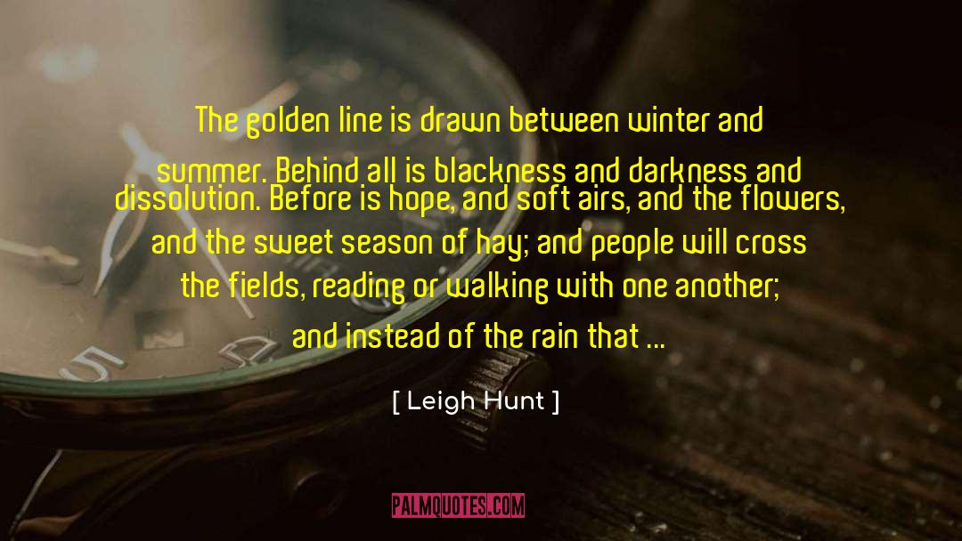 Winter Solstice quotes by Leigh Hunt