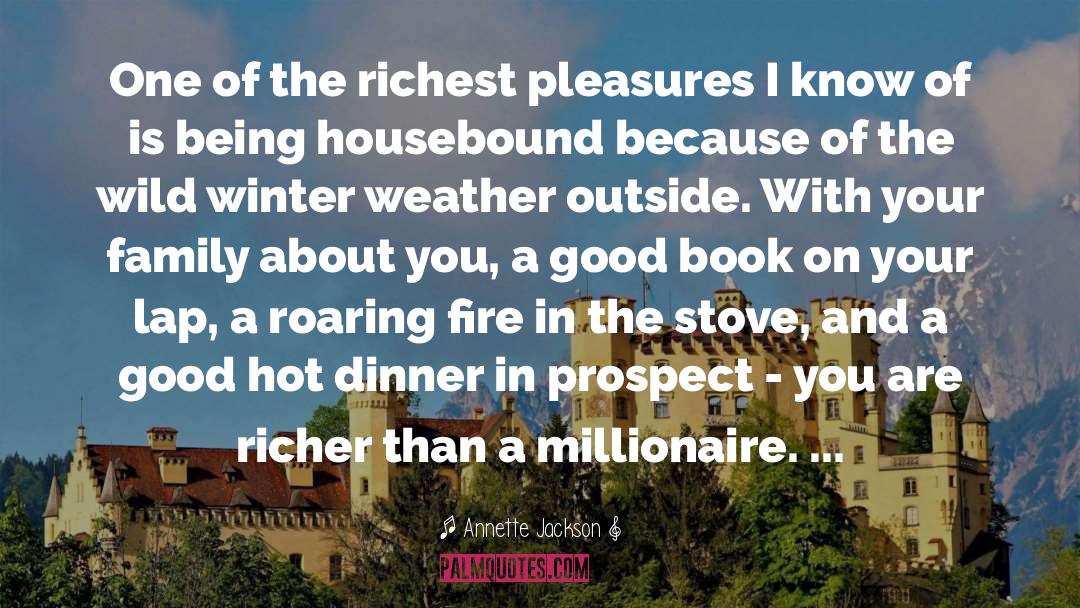 Winter Weather quotes by Annette Jackson