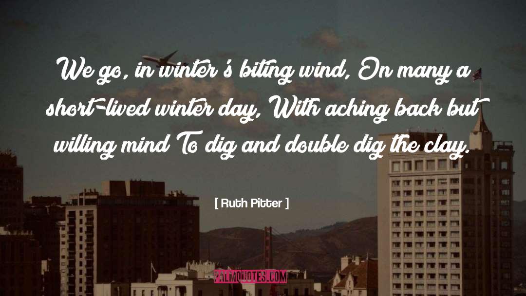 Winters quotes by Ruth Pitter