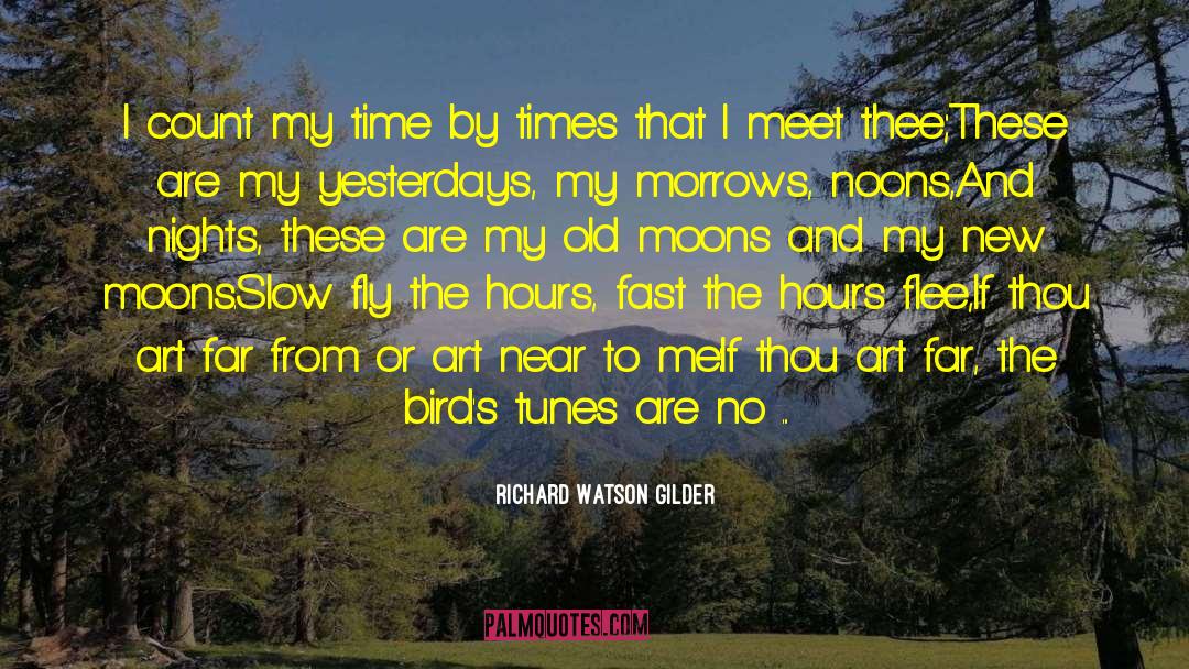 Wintry quotes by Richard Watson Gilder