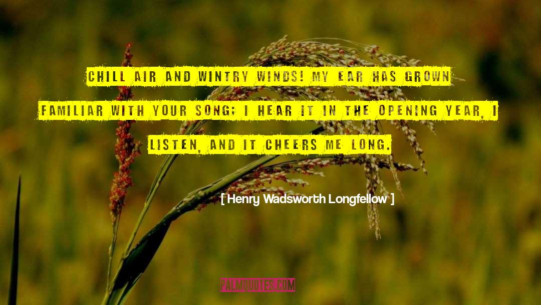 Wintry quotes by Henry Wadsworth Longfellow