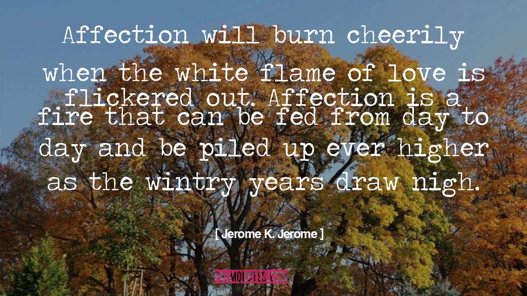 Wintry quotes by Jerome K. Jerome