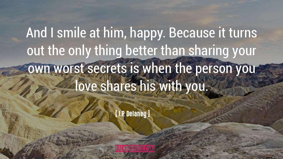 Wintry Smile quotes by J.P. Delaney