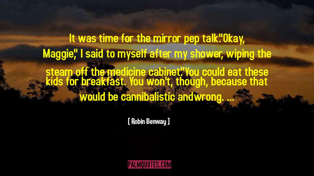 Wiping quotes by Robin Benway