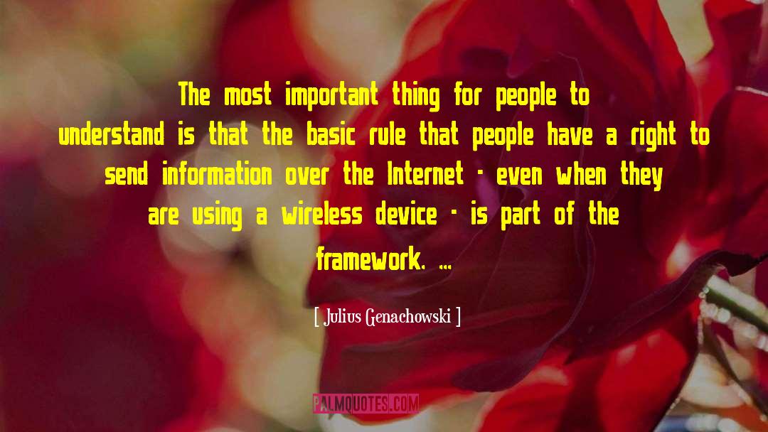 Wireless quotes by Julius Genachowski
