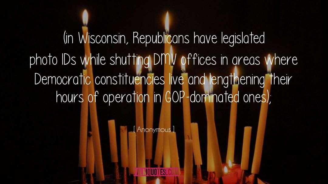 Wisconsin quotes by Anonymous