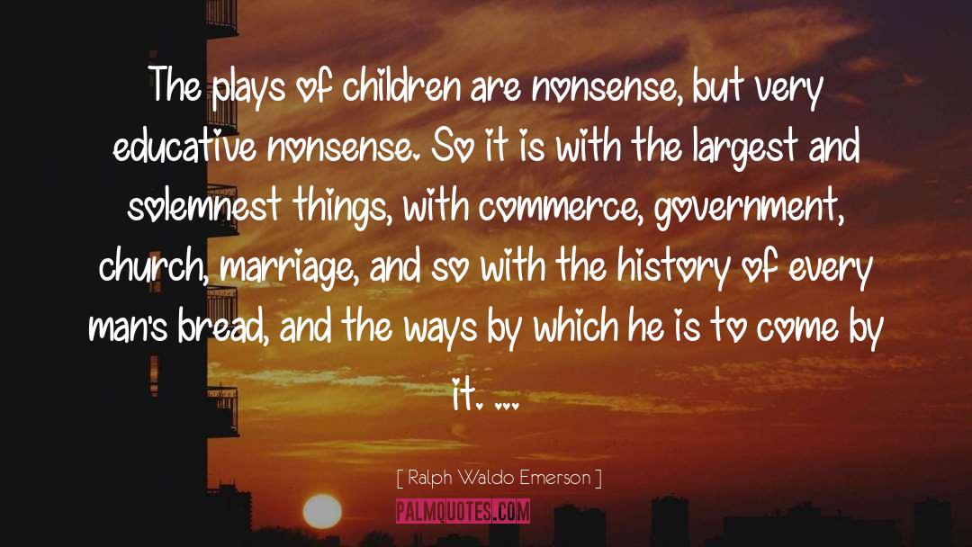Wisdom Of Children quotes by Ralph Waldo Emerson