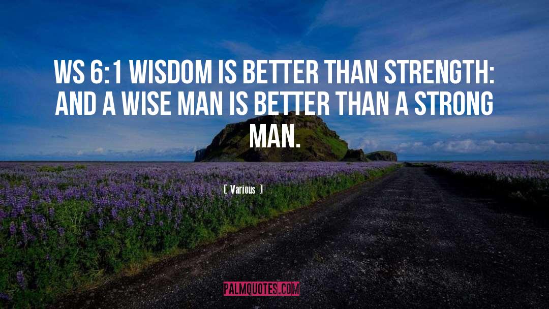Wisdom quotes by Various