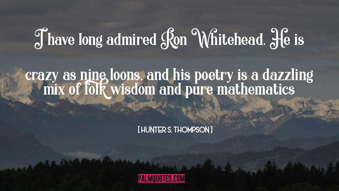 Wisdom S Winsome Words quotes by Hunter S. Thompson