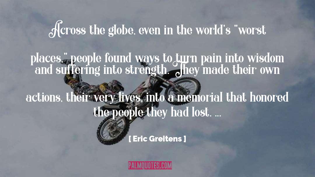 Wisdom Sits In Places quotes by Eric Greitens