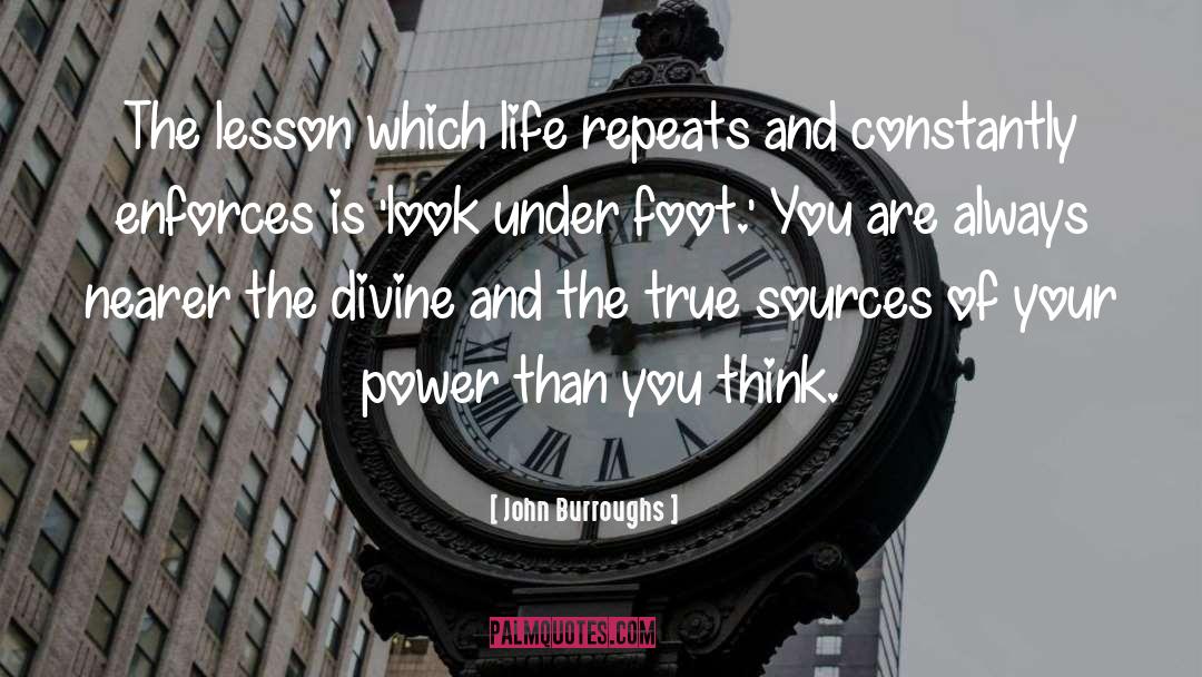 Wisdom True Life Inspirational quotes by John Burroughs