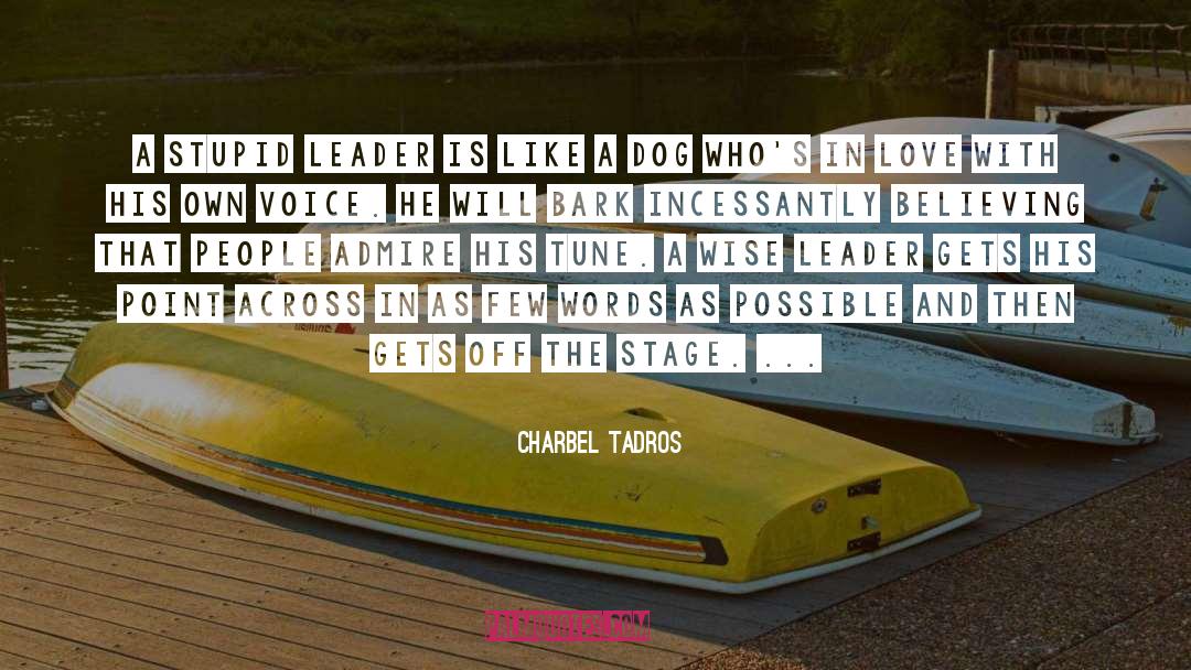 Wise Leader quotes by Charbel Tadros