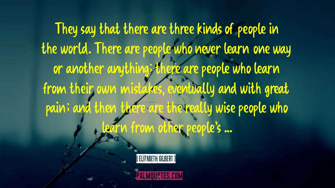 Wise People quotes by Elizabeth Gilbert