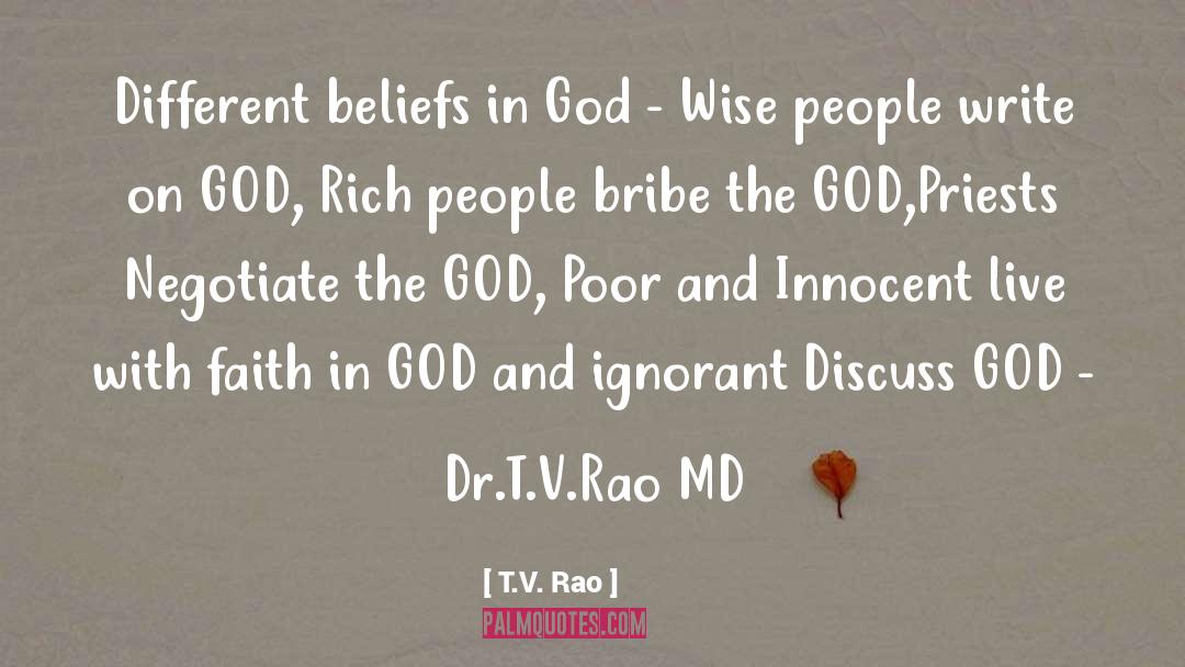 Wise People quotes by T.V. Rao