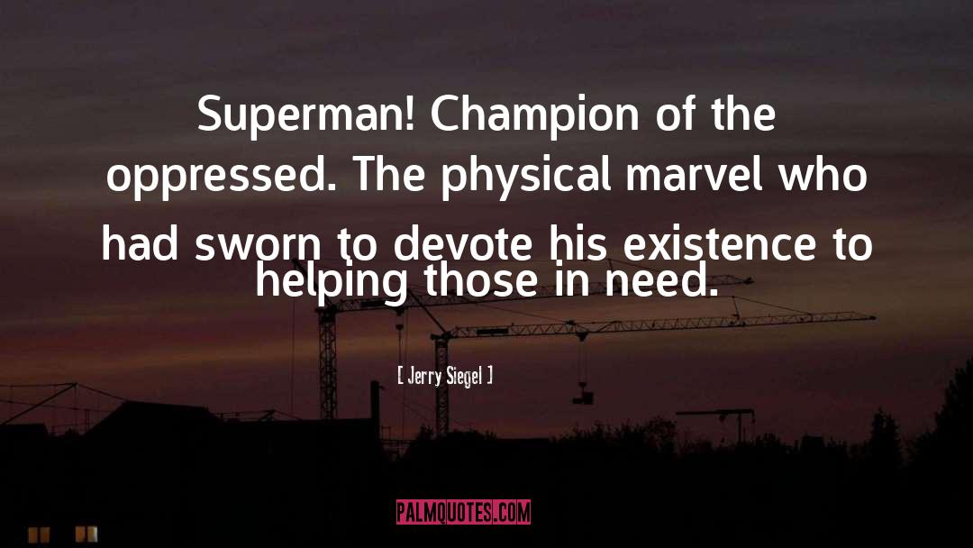 Wisecracking Marvel quotes by Jerry Siegel