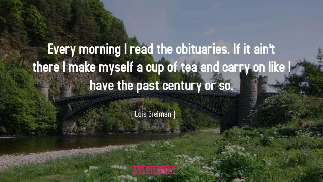 Wisecup Obituaries quotes by Lois Greiman